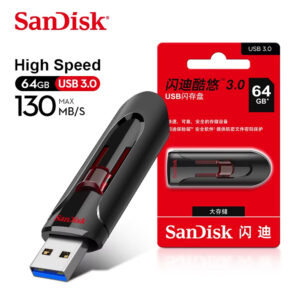 Clé USB SanDisk Cruzer Glide – USB 3.0 – Rétractable