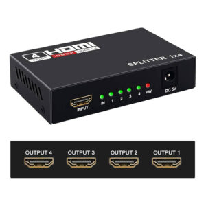 Répartiteur Splitter HDMI 4K (1 Entrée vers 4 Sorties)