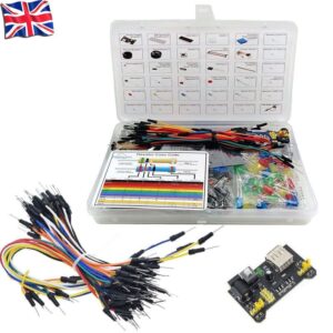 Kit prototypage électronique (LED + résistances + fils Dupont)