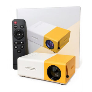 Mini Vidéoprojecteur Portable LED + Télécommande (Home Cinéma)
