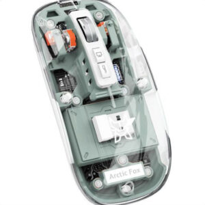 Souris Sans Fil Transparente Rechargeable - Arctic Fox