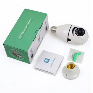 Caméra WiFi Panoramique 360° Ampoule (Douille E27)