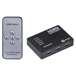 Commutateur (Switch) HDMI 4K avec Télécommande (3 ou 5 Ports)