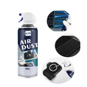 Bombe Air Duster 450 ml (Air comprimé dépoussiérant)