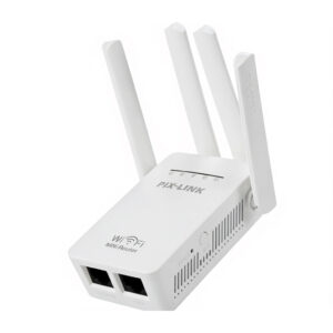 Titre : Répéteur / Mini Routeur WiFi PIX-LINK 300Mbps (4 antennes)