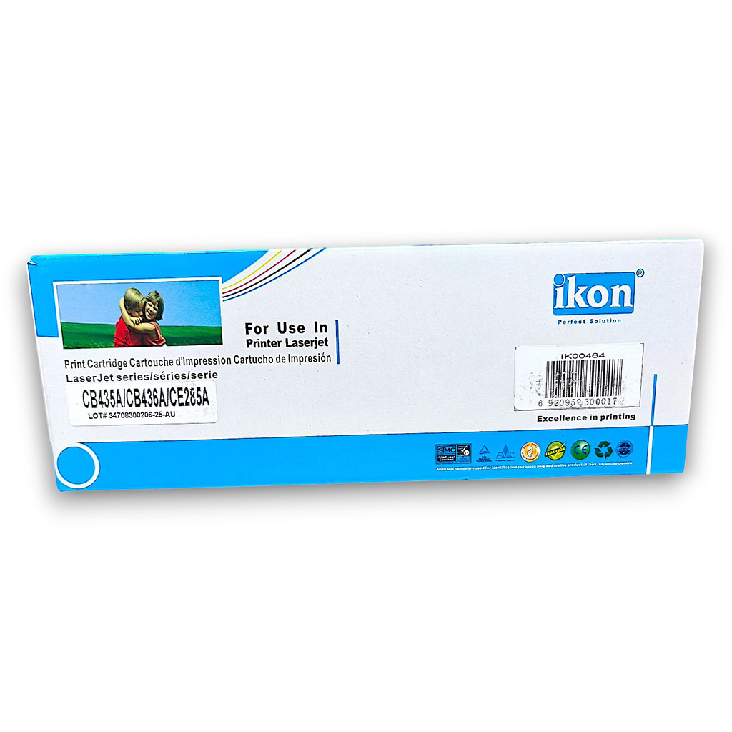 Toner Compatible HP 85A / 35A / 36A - Ikon (Noir) – Image 2