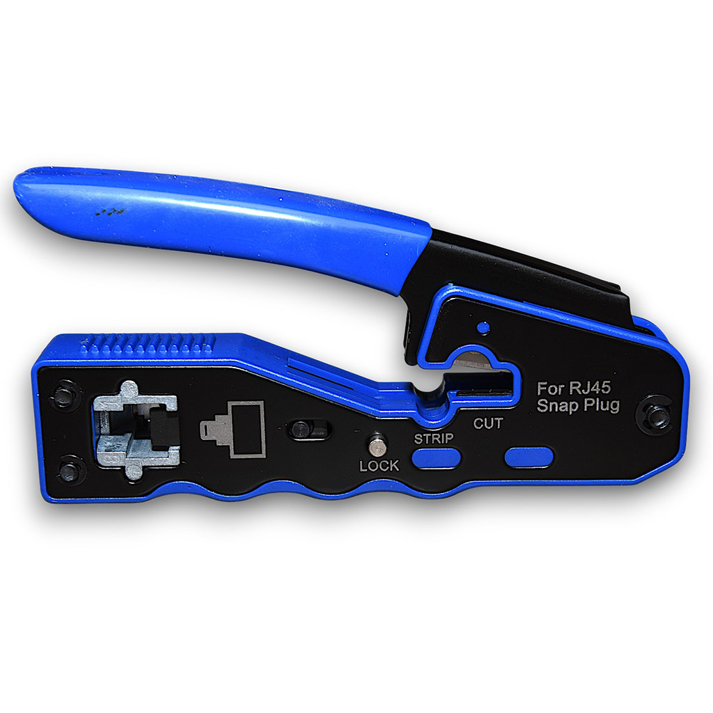 Pince à Sertir RJ45 Multifonction (Coupe & Dénude)