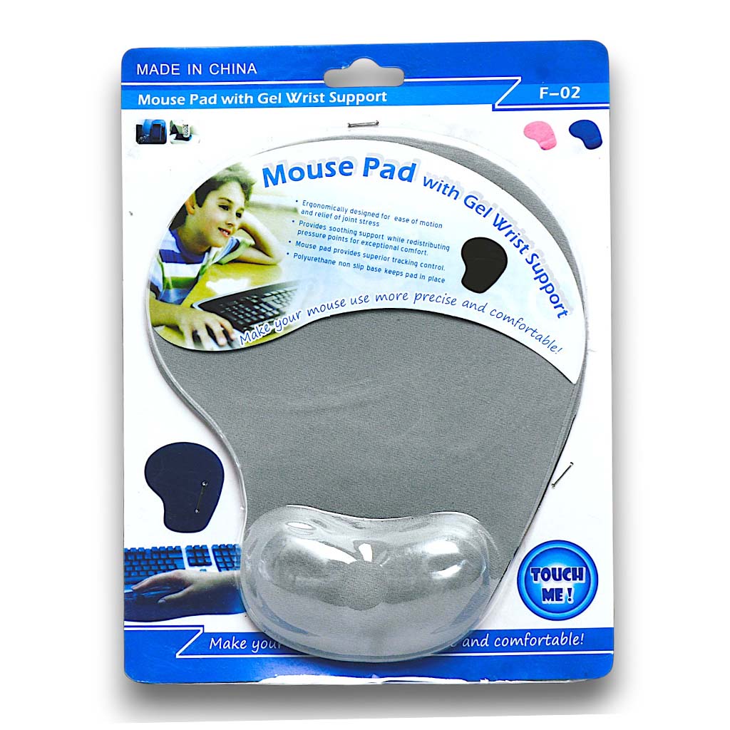Tapis de souris ergonomique avec repose-poignet gel (F-02) – Image 2