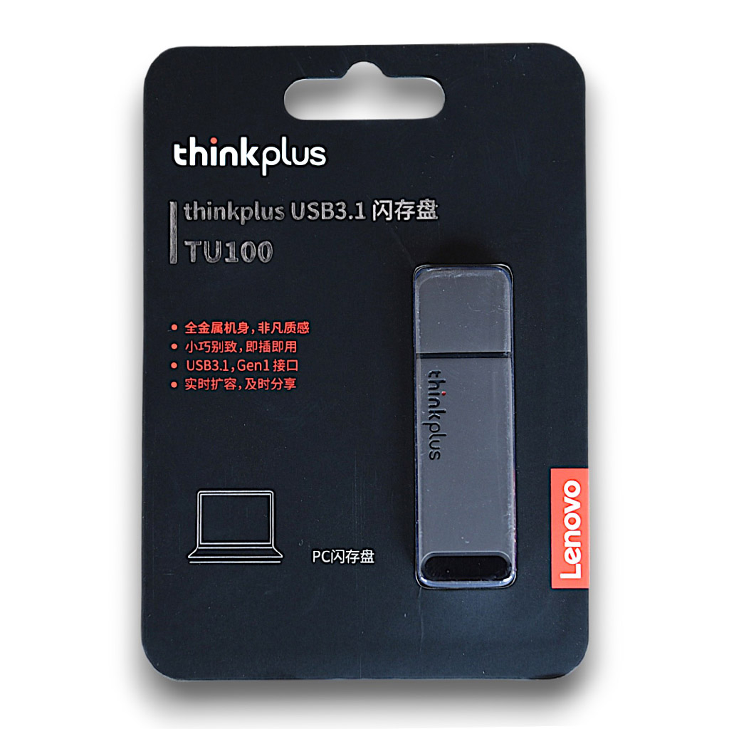 Clé USB 3.1 Lenovo Thinkplus TU100 (Métal) - 32 à 256 Go