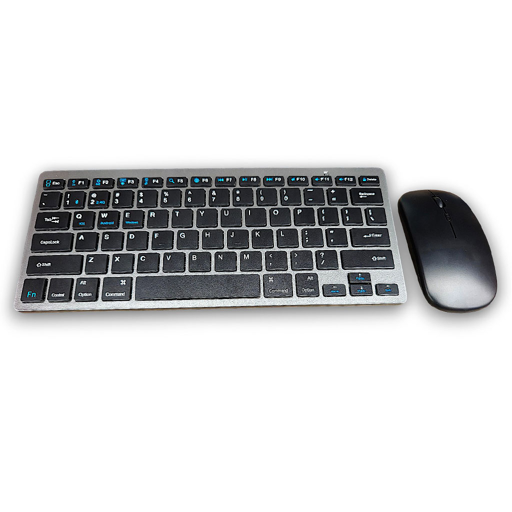 Kit Clavier & Souris Sans Fil (Double Mode Bluetooth + USB)