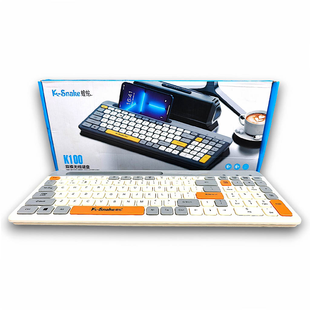 Clavier Sans Fil K-Snake K100 (Avec Support Smartphone) – Image 2