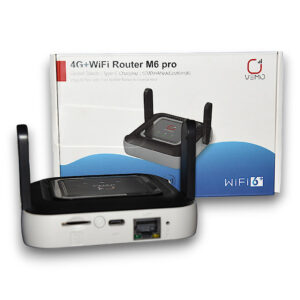 Routeur 4G+ Wi-Fi 6 VEMO M6 Pro (Port SIM + Batterie)