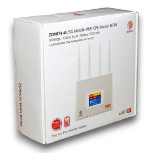 Routeur 4G/5G Wi-Fi 6 ZONCH B730 (Écran LCD + Batterie 5000mAh)