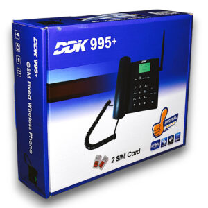 Téléphone Fixe GSM de Bureau DDK 995+ (Double SIM)
