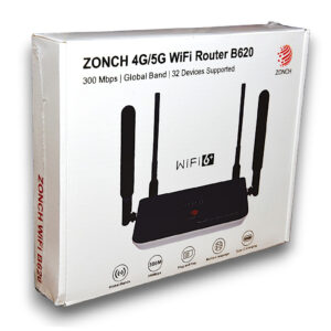 Routeur 4G/5G Wi-Fi 6 ZONCH B620 (Jusqu'à 32 Utilisateurs)
