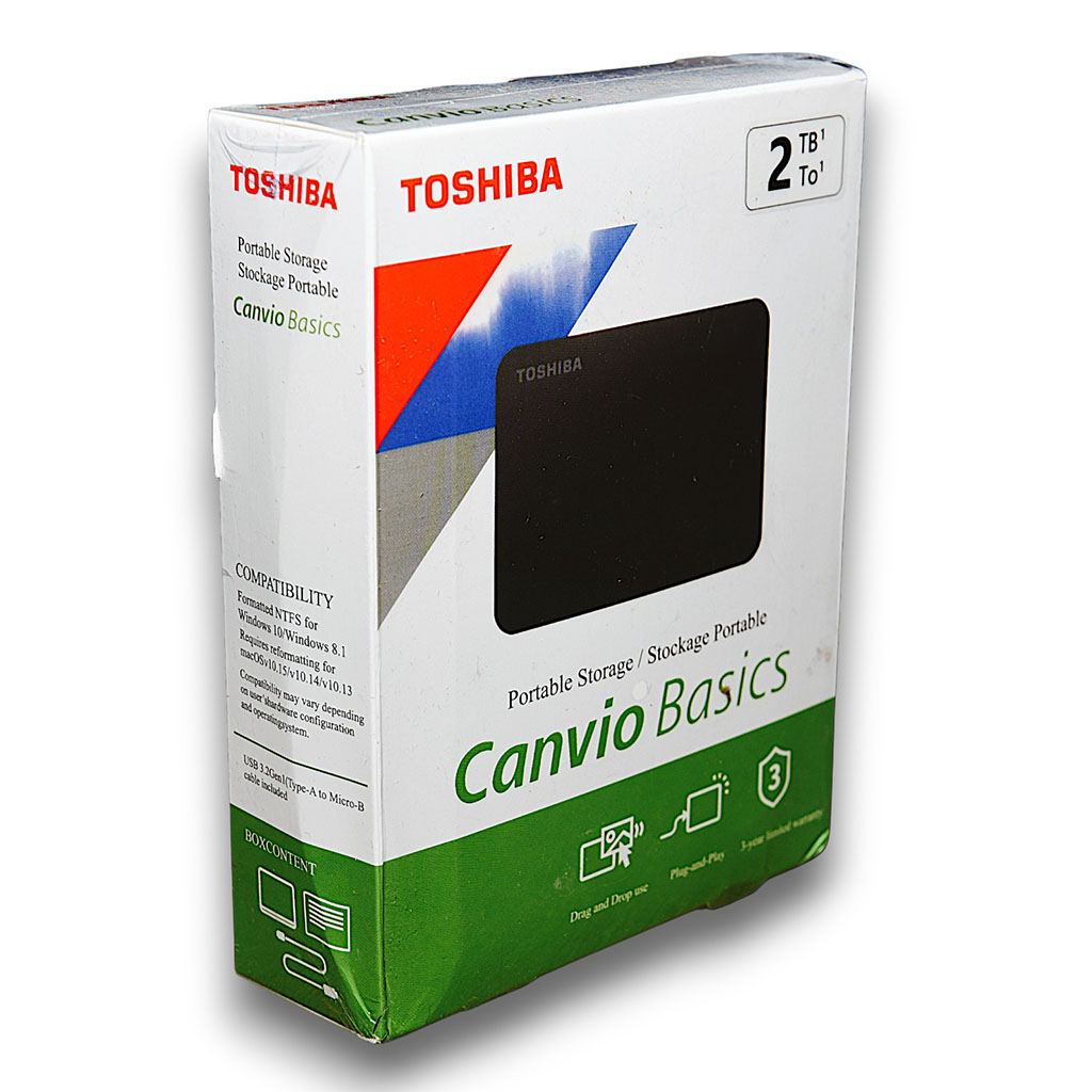 Disque Dur Externe Toshiba Canvio Basics (500Go / 1To / 2To) – Image 3