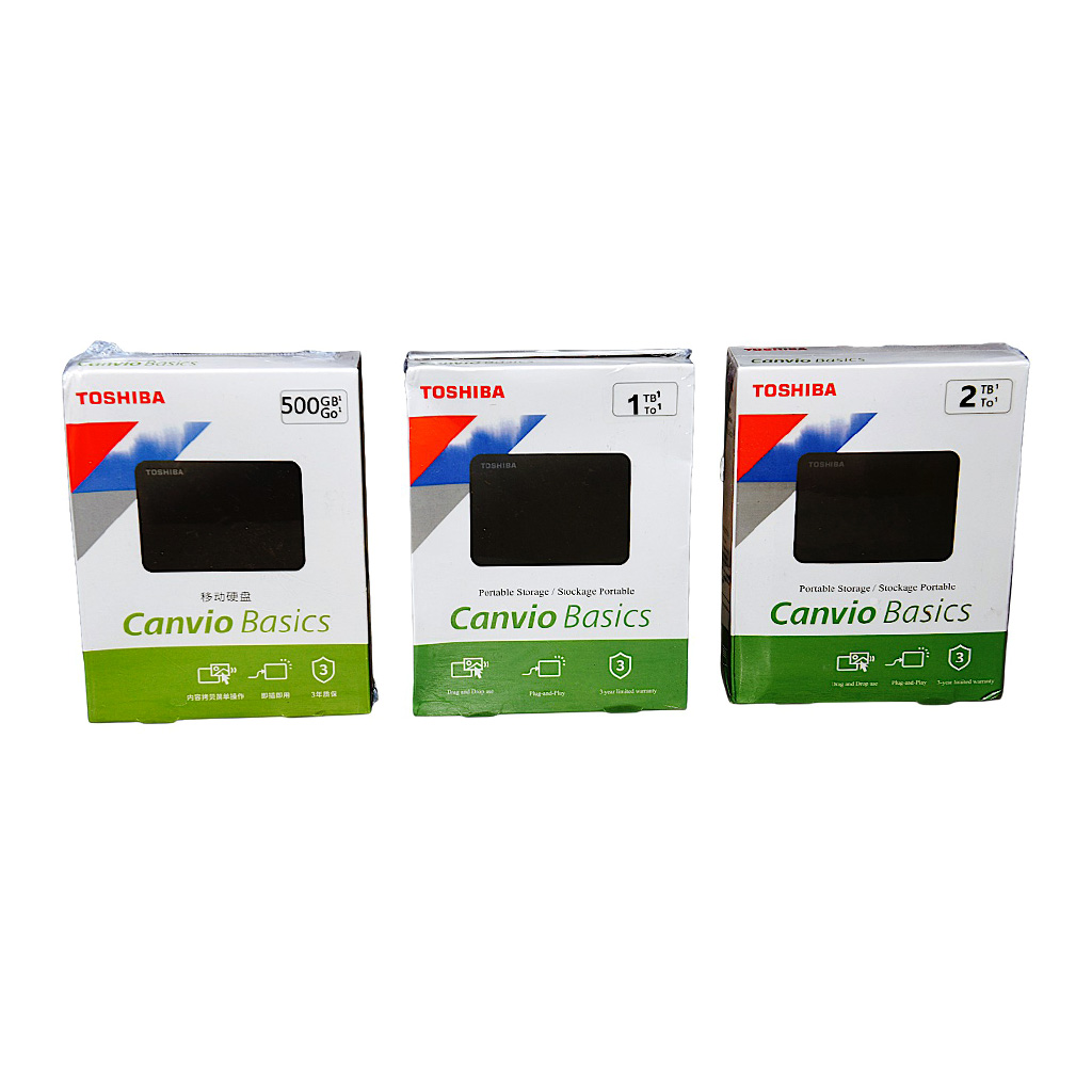 Disque Dur Externe Toshiba Canvio Basics (500Go / 1To / 2To) – Image 4