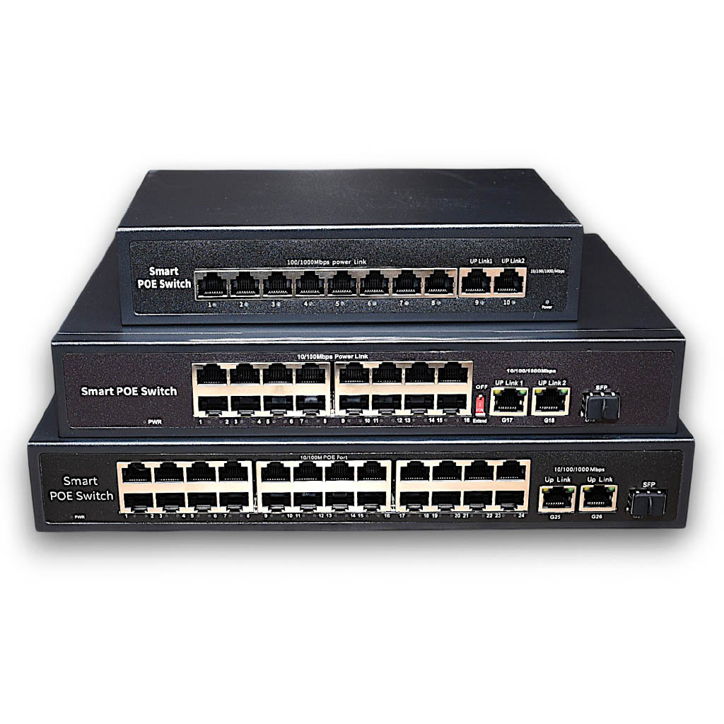 Switch Smart PoE 16 Ports + 2 Uplink Gigabit – Image 2