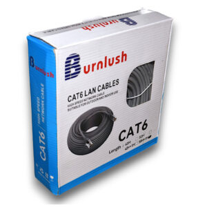 Câble Réseau CAT6 Burnlush - 40 Mètres (Prêt à l'emploi)