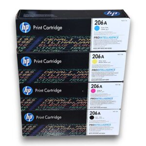 Cartouche de Toner HP 206A (Noir & Couleurs)