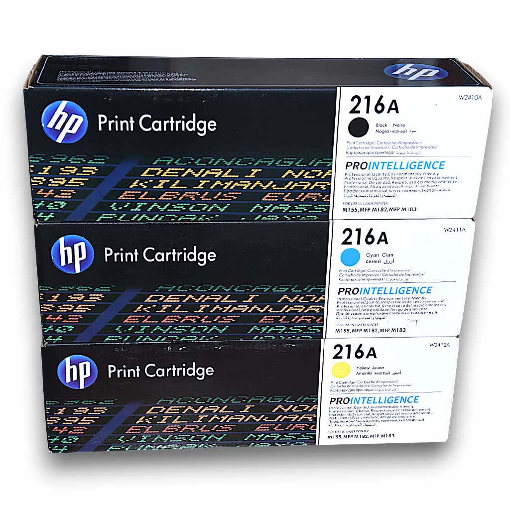 Cartouche de Toner HP 216A (Noir & Couleurs)