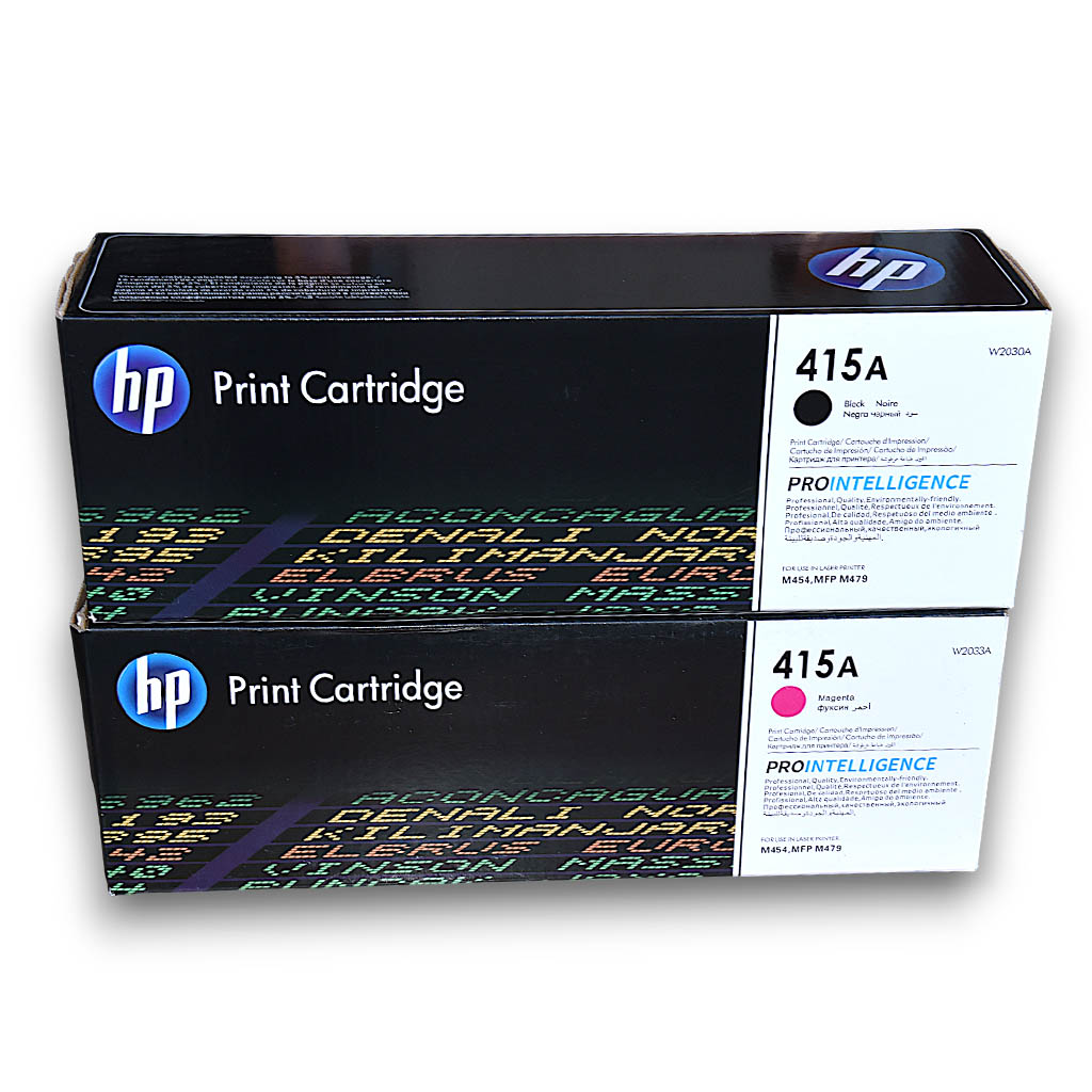 Cartouche de Toner HP 415A (Noir & Couleurs)