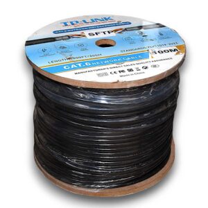 Rouleau Câble Réseau Extérieur CAT6 SFTP Blindé IP-LINK (100m)