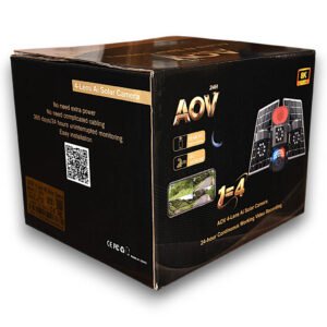 Caméra Solaire AOV 4 Lentilles – 4G (SIM) + AI