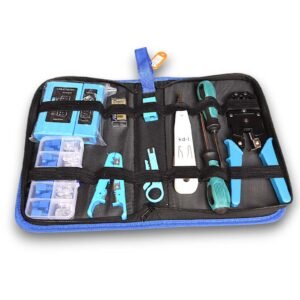 Kit Outils Réseau RJ45 – Sertissage + Testeur (Pochette)